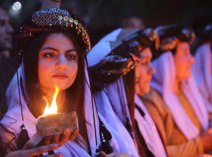 Ezidiler 'Kırmızı Çarşamba Bayramı'nı kutladı  G1