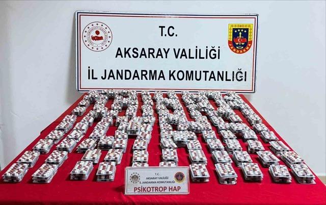 Aksaray’da çuval içine gizlenmiş 11 bin adet uyuşturucu hap ele geçirildi: 3 tutuklama 3