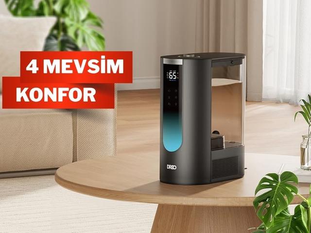 Sessiz, akıllı ve g&uuml;&ccedil;l&uuml;: Dreo nemlendiricide indirimi ka&ccedil;ırmayın