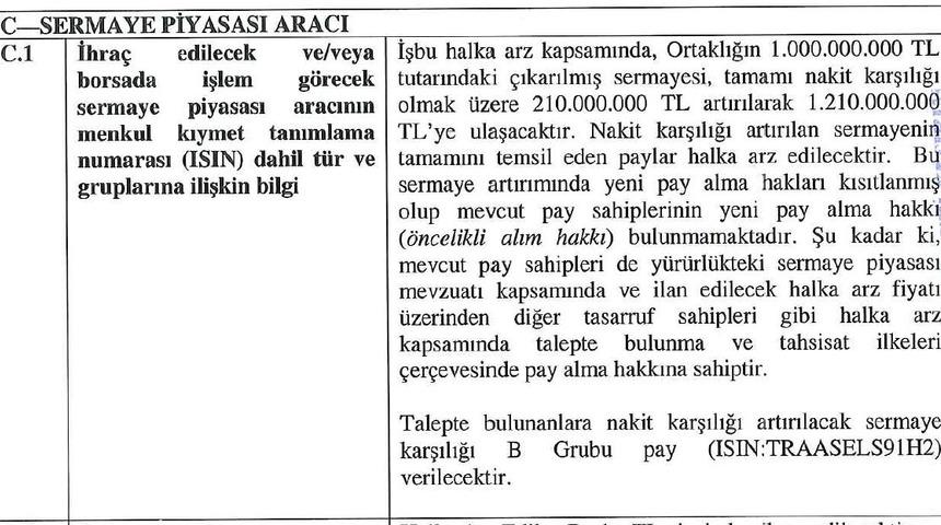 KAP: Aselsan'dan halka arz duyurusu