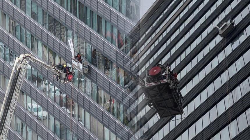 22 katlı hastanede can pazarı! Ekipler seferber oldu, kurtarma &ccedil;alışması saatlerce s&uuml;rd&uuml;