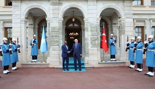 Cumhurbaşkanı Erdoğan, Somali Cumhurbaşkanı Mahmud ile g&ouml;r&uuml;şt&uuml;