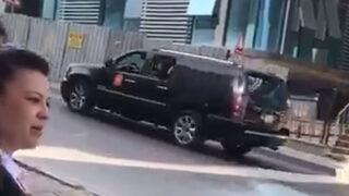 Sosyal medya Cumhurbaşkanı Erdoğan'ın konvoyunu gören vatandaşın tepkisini konuşuyor