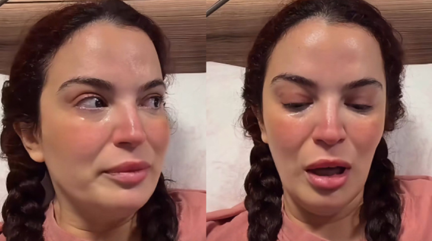 Aslı Bekiroğlu hastaneden &ccedil;ıkamıyor! Ağlayarak paylaştı