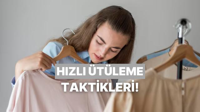Yoğun iş temposunda her sabah kusursuz görünmenizi sağlayacak hızlı ütüleme taktikleri
