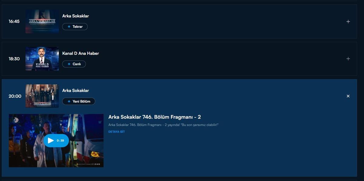 Arka Sokaklar bu akşam var mı, yok mu? Arka Sokaklar yeni b&ouml;l&uuml;m ne zaman? 17 Nisan 2026 Kanal D yayın akışı  1