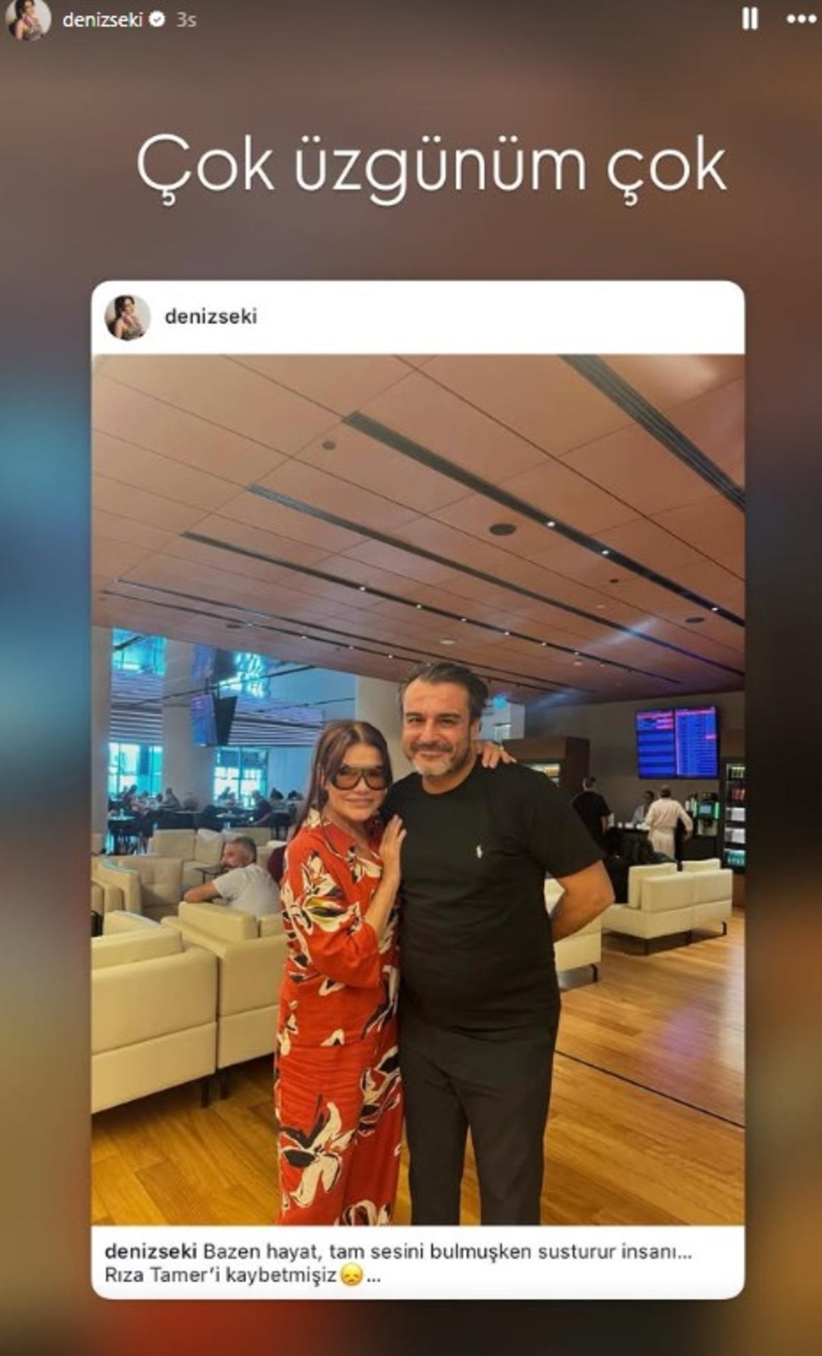 Deniz Seki den Popstar Rıza Tamer e duygusal veda! "Tam ayağa kalkmışken&hellip;" 1