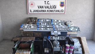 Van&rsquo;da sahte sahte plaka basanlara operasyon