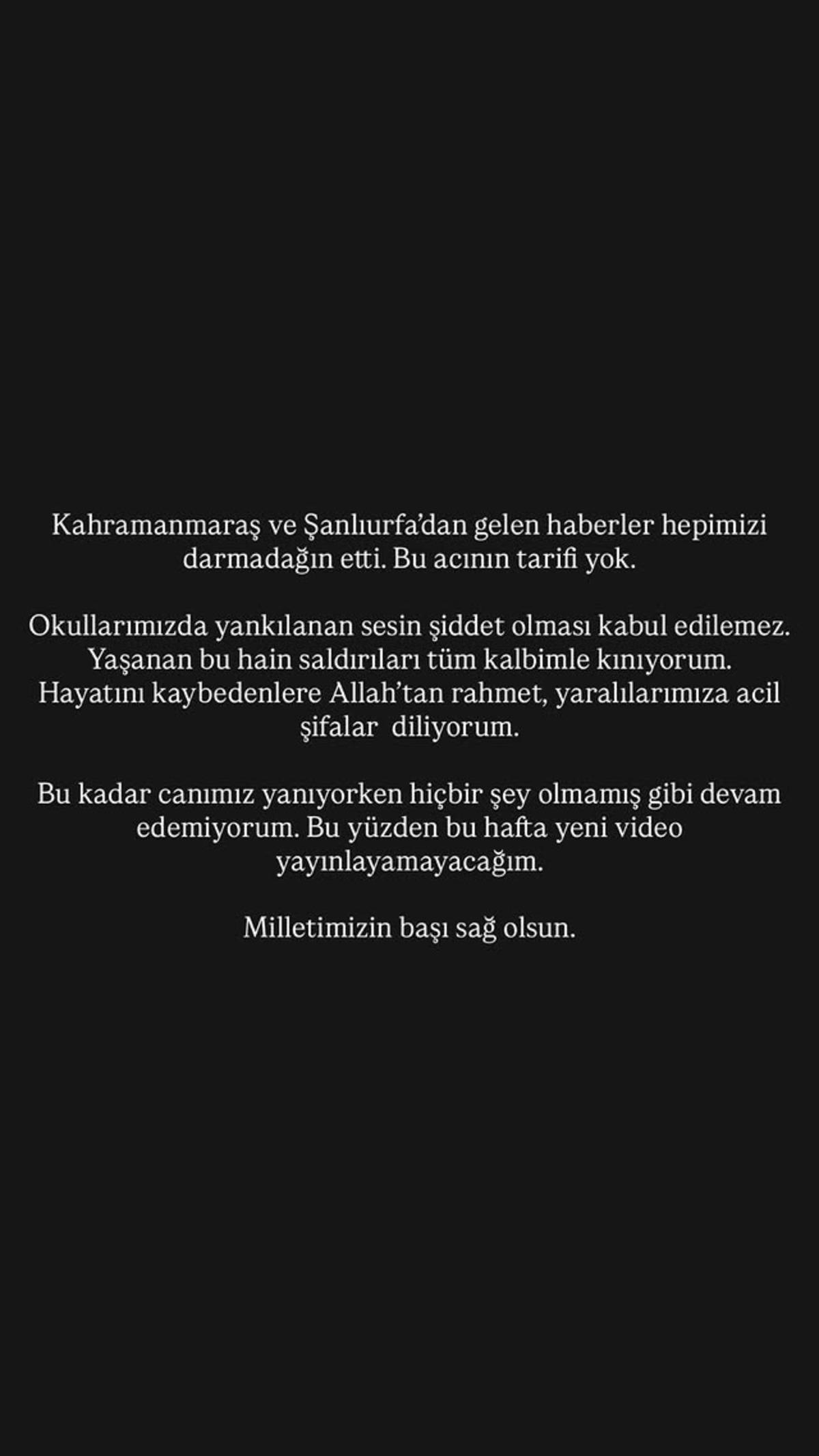 Enes Batur yeni videosunu iptal etti!  Devam edemem...  2