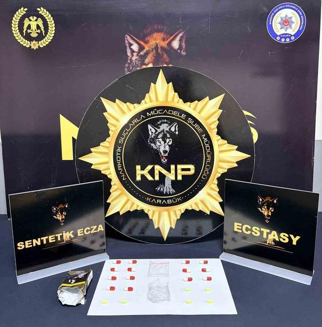 Karab&uuml;k&rsquo;te narkotik operasyonları: 1 tutuklama 3