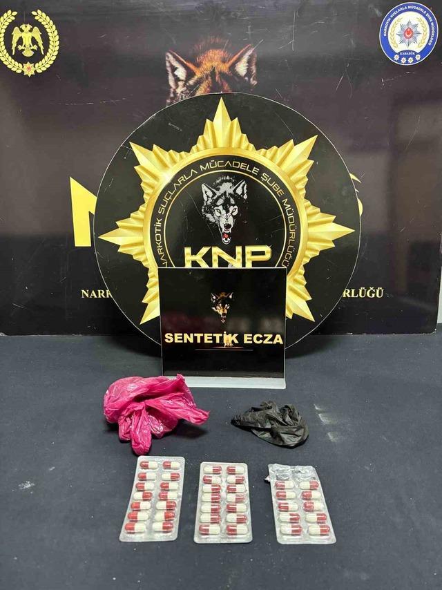 Karab&uuml;k&rsquo;te narkotik operasyonları: 1 tutuklama 2