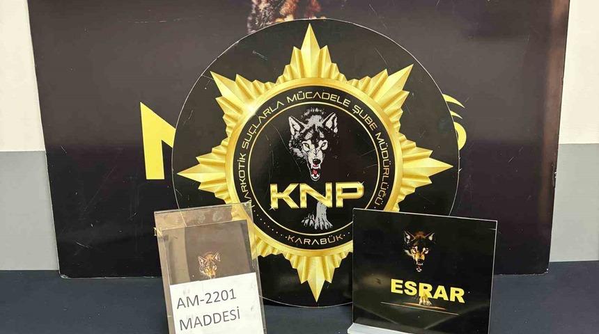 Karab&uuml;k&rsquo;te narkotik operasyonları: 1 tutuklama