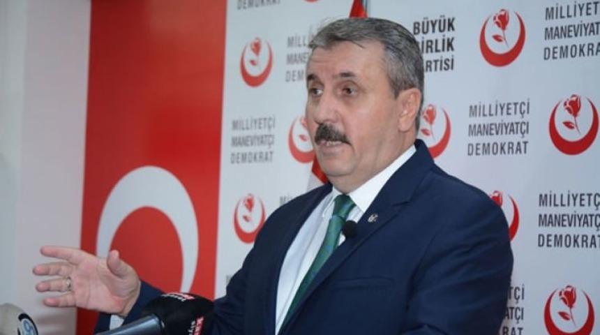 BBP lideri Mustafa Destici'den erken seçim açıklaması 