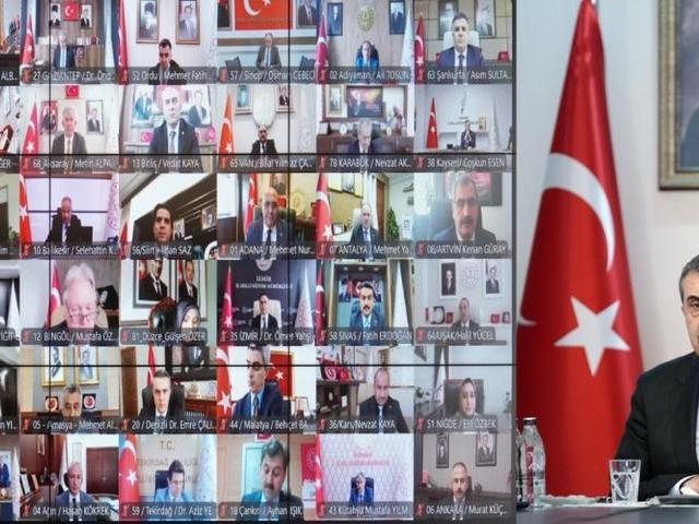 Milli Eğitim Bakanı Tekin, 81 il milli eğitim m&uuml;d&uuml;r&uuml;yle bir araya geldi