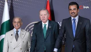 Cumhurbaşkanı Erdoğan, Pakistan ve Katar liderleriyle g&ouml;r&uuml;şt&uuml;