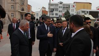 Bakan &Ccedil;ift&ccedil;i, Aksaray'da! Valilik ve AK Parti il teşkilatını ziyaret etti