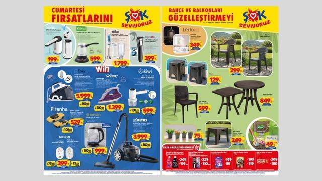 ŞOK'a bahçe ve elektronik ürünler geliyor! 18 Nisan 2026 ŞOK aktüel katalog yayınlandı!