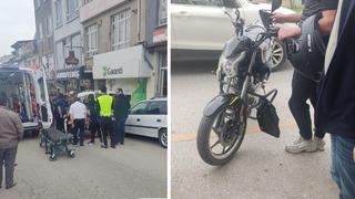 Kastamonu’da motosiklet otomobile çarptı: 1 yaralı