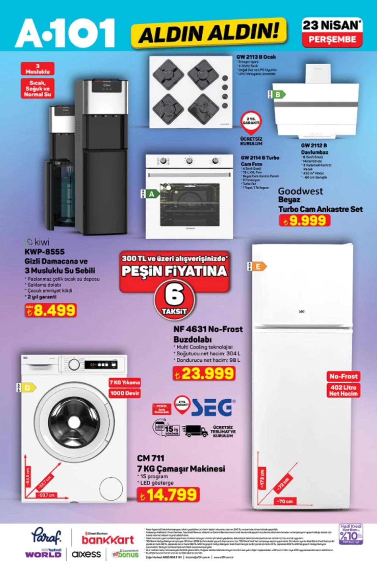 A101 e elektrikli moped geliyor! 23 Nisan 2026 A101 kataloğu 8