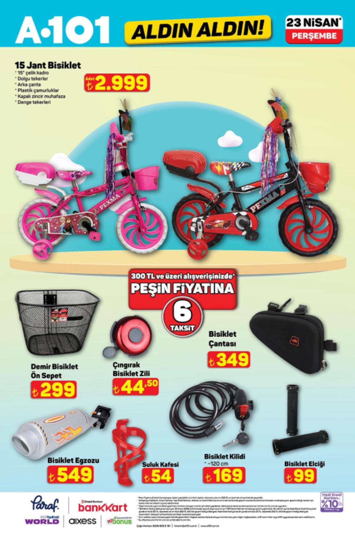 A101 e elektrikli moped geliyor! 23 Nisan 2026 A101 kataloğu 11