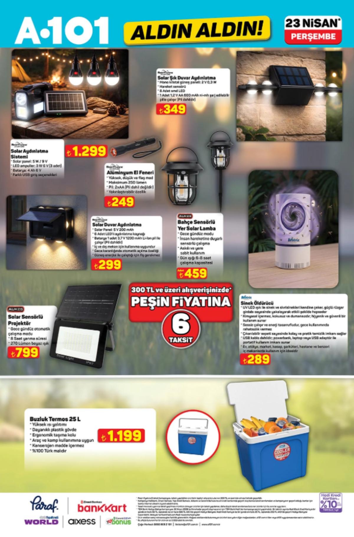 A101 e elektrikli moped geliyor! 23 Nisan 2026 A101 kataloğu 14