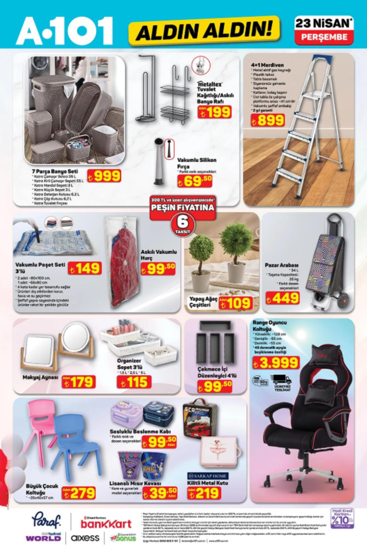 A101 e elektrikli moped geliyor! 23 Nisan 2026 A101 kataloğu 17