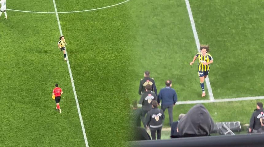 Kadık&ouml;y'de ilgin&ccedil; olay! Guendouzi, stadyumu b&ouml;yle terk etti