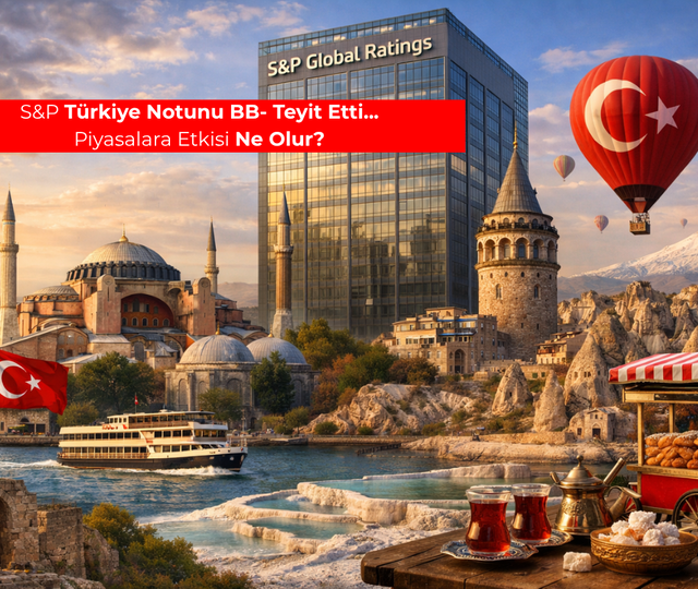 S&P T&uuml;rkiye Notunu BB- Teyit Etti, Piyasalara Etkisi Ne Olur