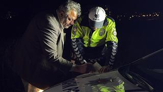 Polisten kaçan alkollü sürücünün son isteği 'pes' dedirtti