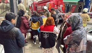 Şişli&rsquo;de korkutan baca yangını