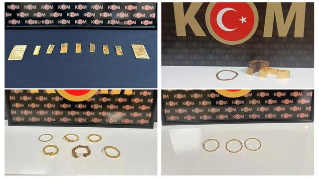 Kilis&rsquo;te 2 kilo 729 gram ka&ccedil;ak altın ele ge&ccedil;irildi; 4 tutuklama 1