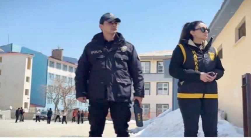 Hakk&acirc;ri emniyetinden okullarda g&uuml;venlik seferberliği