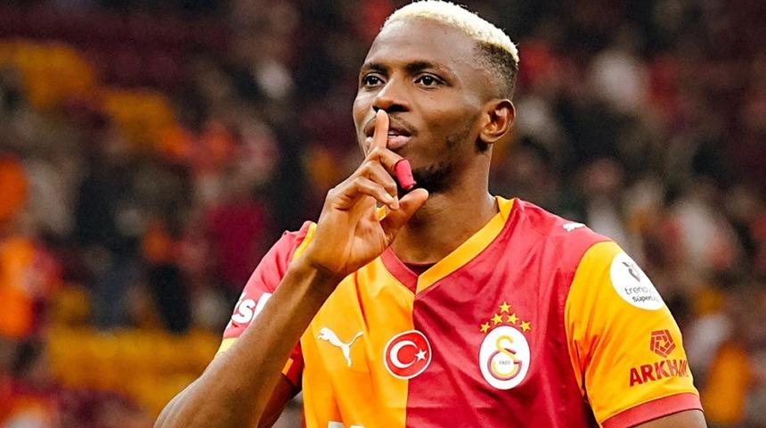 Galatasaray'a Osimhen m&uuml;jdesi! Gen&ccedil;lerbirliği ma&ccedil;ında d&ouml;n&uuml;yor
