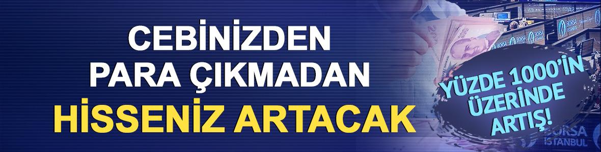 Y&uuml;zde 1000&rsquo;in &uuml;zerinde artış! 5 hisse para eklemeden artacak