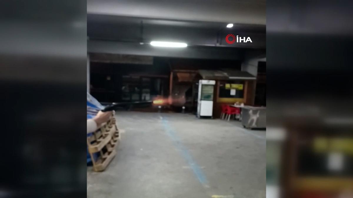 Zonguldak ta dehşet anları! Pompalı t&uuml;fekle iş yerini basıp kurşun yağdırdı 3