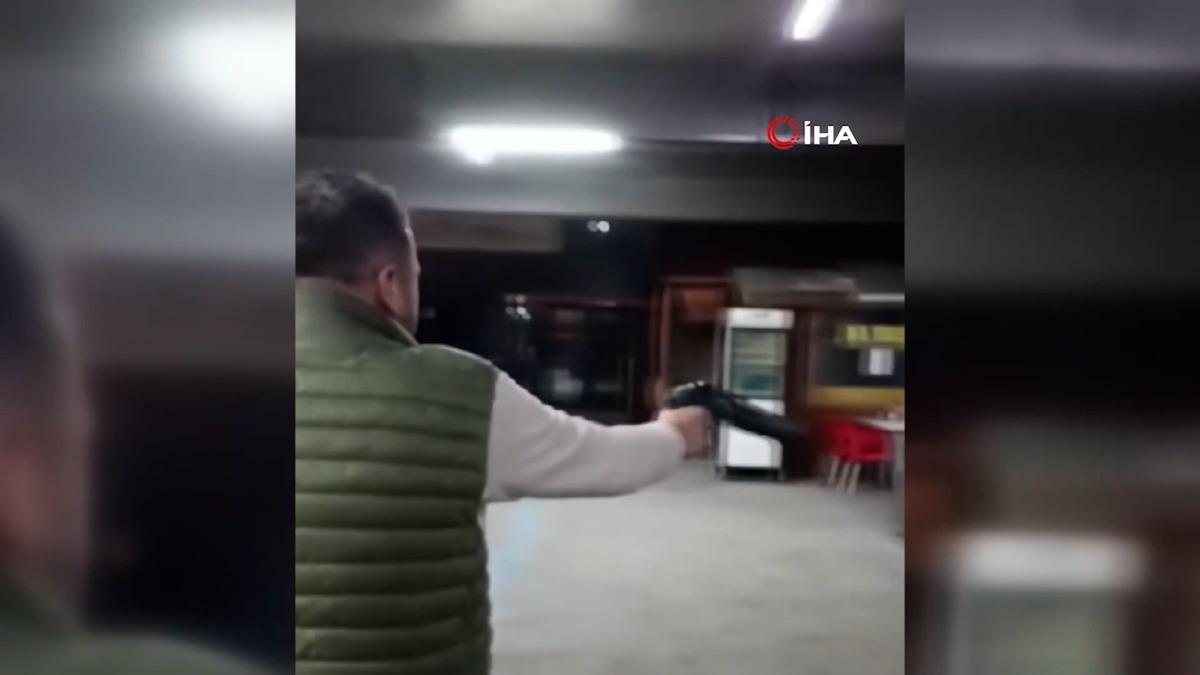 Zonguldak ta dehşet anları! Pompalı t&uuml;fekle iş yerini basıp kurşun yağdırdı 9