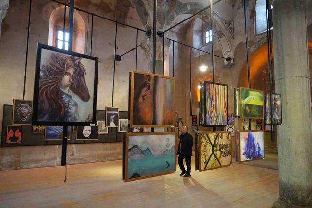 28 &uuml;lkeden 78 sanat&ccedil;ının eseri Niğde&rsquo;de sanatseverlerle buluştu 1