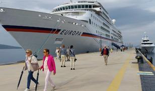 Bodrum'a "Europa" kruvaziyeriyle 357 turist geldi