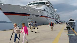 Bodrum'a Europa kruvaziyeriyle 357 turist geldi