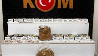 İş yerine yapılan operasyonda 12 bin adet dolu makaron bulundu