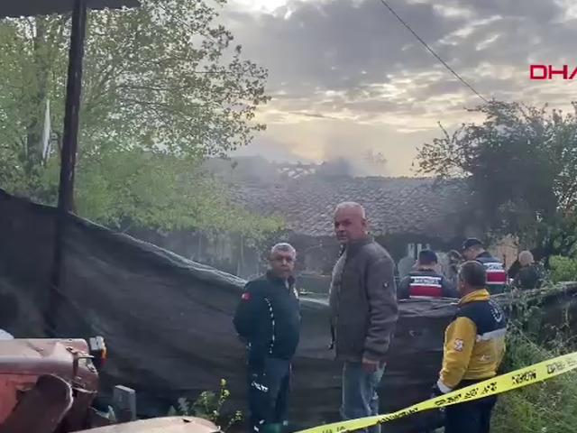 Manisa'da bağ evinde yangın! Yaşlı adam hayatını kaybetti