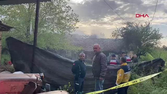 Manisa'da bağ evinde yangın! Yaşlı adam hayatını kaybetti