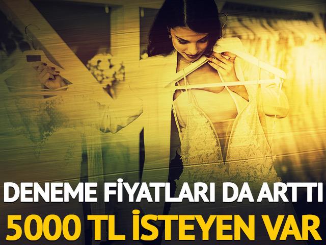 Gelinlik deneme fiyatları da arttı: 5000 TL isteyen var