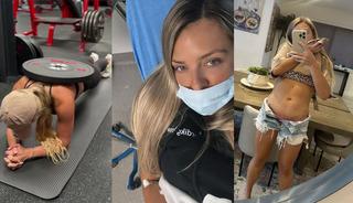 Sağlıklı olmak i&ccedil;in spor yaptı: G&ouml;beği şişmeye başladı!