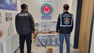 Gümrükler Muhafaza ekipleri piyasa değeri 378 milyon olan 420 kilo uyuşturucu madde yakaladı