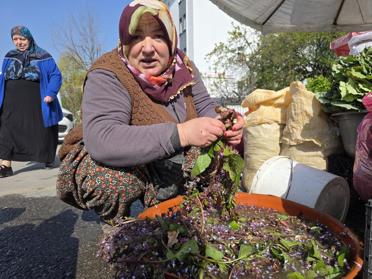 Mayısın 15 ine kadar &ccedil;ıkıyor  Bir pazarda 1 tona kadar satılıyor  6