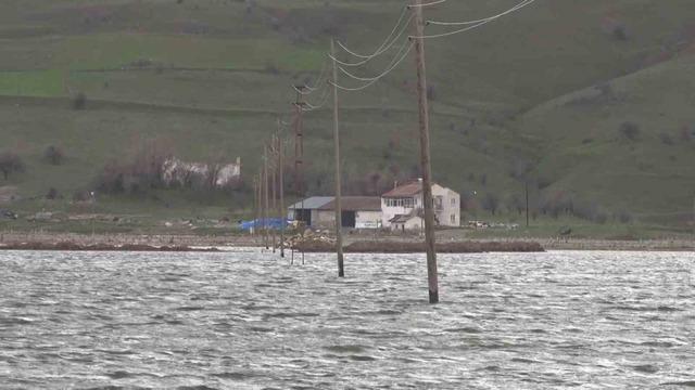 G&ouml;&ccedil;men kuşların uğrak mekanı, son yağışlarla doldu taştı 3