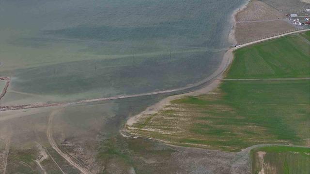 G&ouml;&ccedil;men kuşların uğrak mekanı, son yağışlarla doldu taştı 1