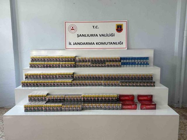 Viranşehir&rsquo;de 4 bin 900 paket ka&ccedil;ak sigara ele ge&ccedil;irildi 1