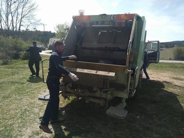 Daday’da çöp toplama etkinliği yapıldı